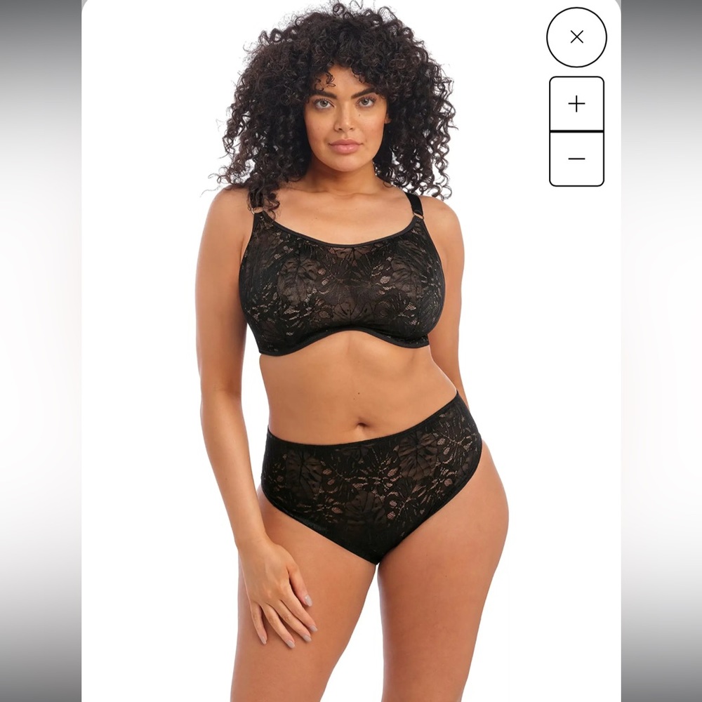Elomi Kelsey Bralette Underwired Black